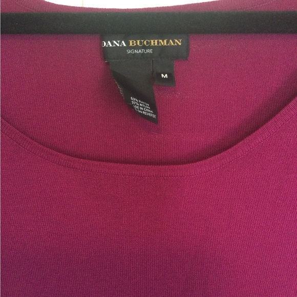 Dana Buchman Scoop Neck Top Size M - Picture 3 of 4